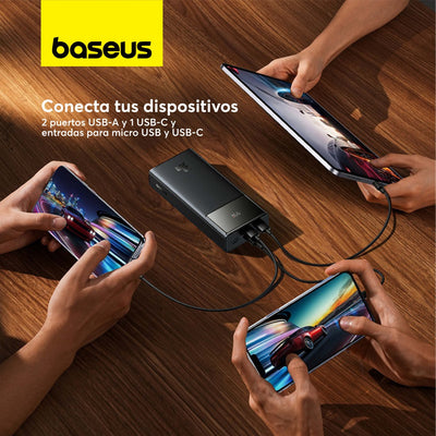Power Bank Baseus Star - Lord con Pantalla Digital - Carga Rápida 20.000mAh 30W - Negro - Bestmart