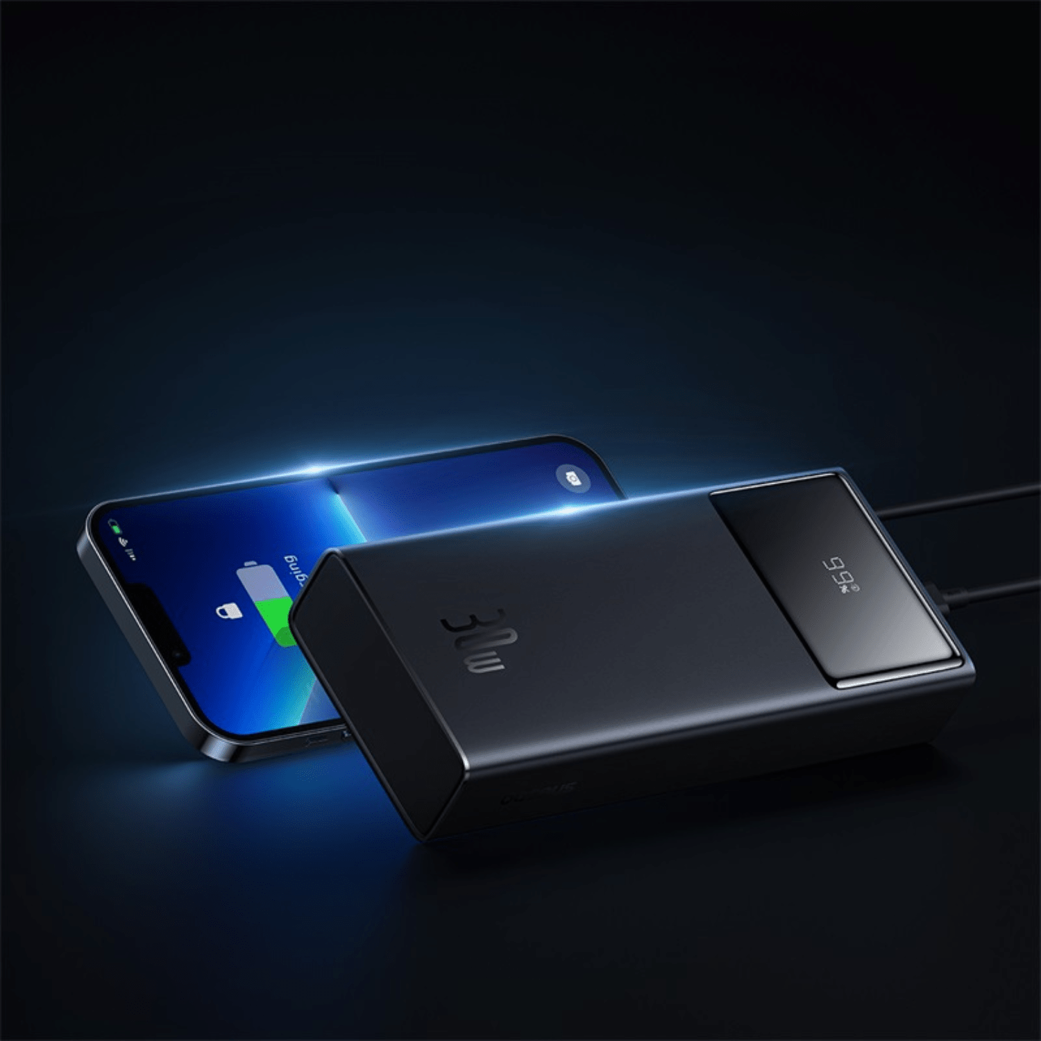 Power Bank Baseus Star - Lord con Pantalla Digital - Carga Rápida 20.000mAh 30W - Negro - Bestmart