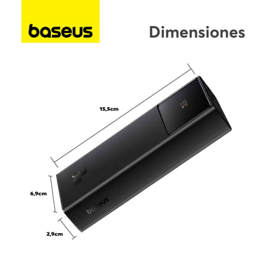 Power Bank Baseus Star - Lord con Pantalla Digital - Carga Rápida 20.000mAh 30W - Negro - Bestmart
