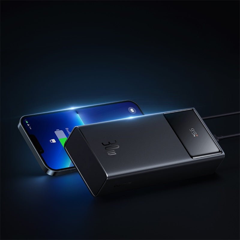 Power Bank Baseus Star - Lord con Pantalla Digital - Carga Rápida 30.000mAh 30W - Negro - Bestmart