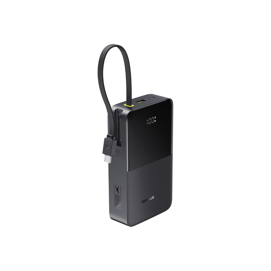 Powerbank Baseus EnerFill Bipow2 Pro 20000mAh USB - C Cable 22.5W Negro - Bestmart