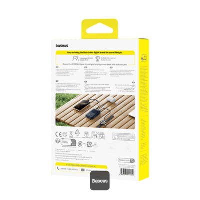 Powerbank Baseus EnerFill Bipow2 Pro 20000mAh USB - C Cable 22.5W Negro - Bestmart