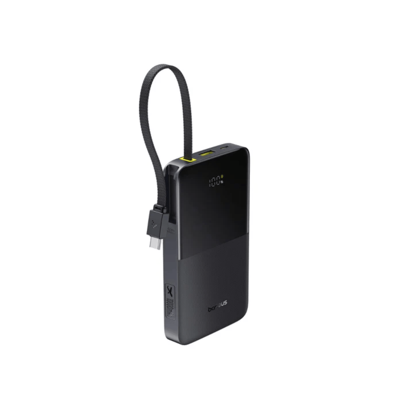 Powerbank Baseus EnerFill FC51 Bipow2 Pro con Pantalla Digital y Cable Integrado 10000 mAh 22.5W Negro
