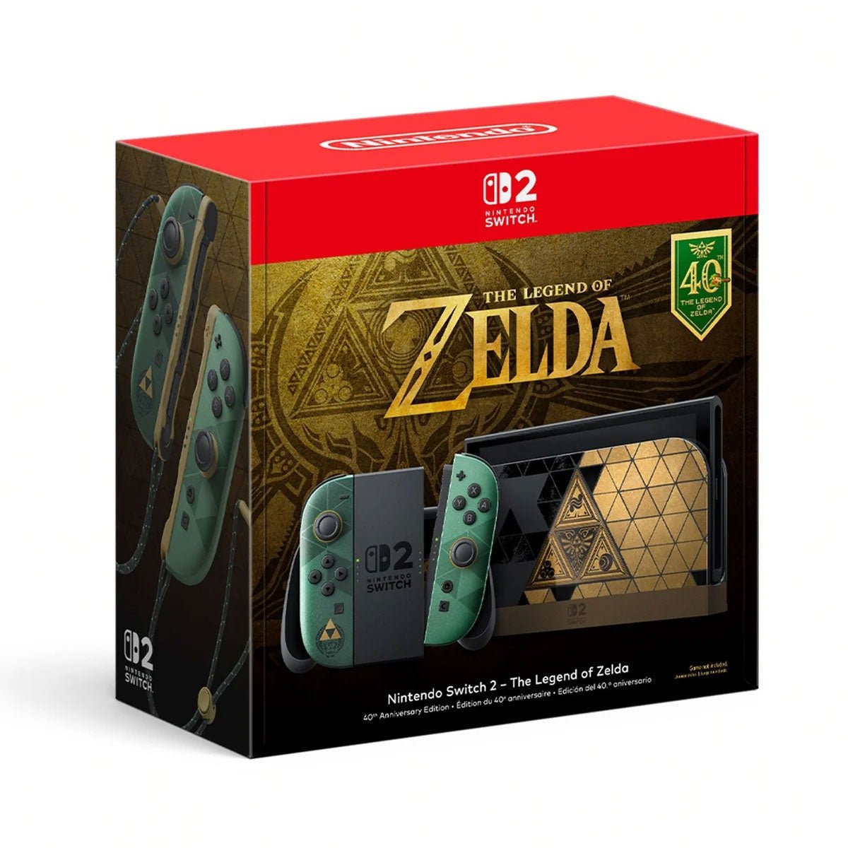 Preventa Consola Nintendo Switch 2 The Legend of Zelda Edición 40 Aniversario - Bestmart
