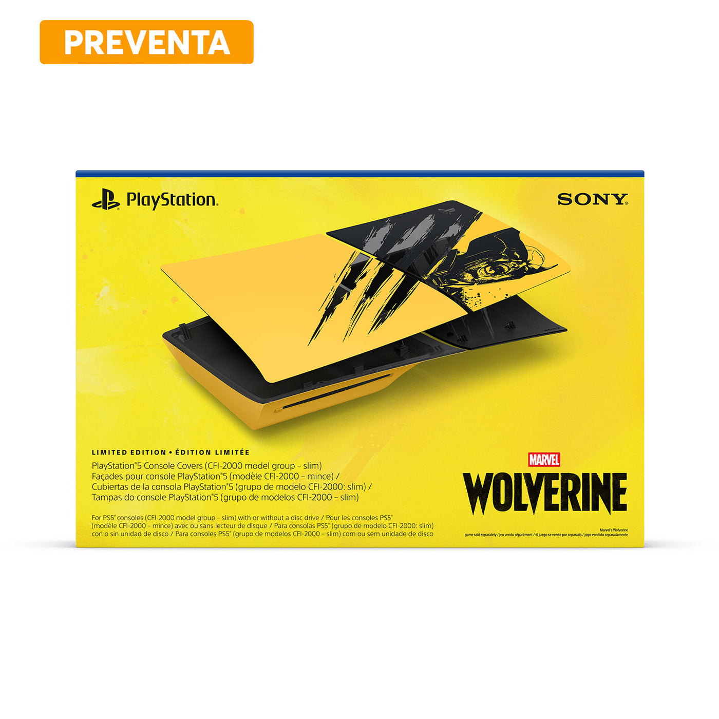 Preventa Covers Sony PlayStation 5 Marvel's Wolverine Edición Limitada Battle Yellow