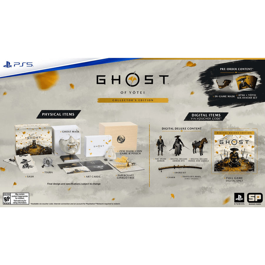 Preventa Juego PS5 Ghost of Yotei Edición Coleccionista