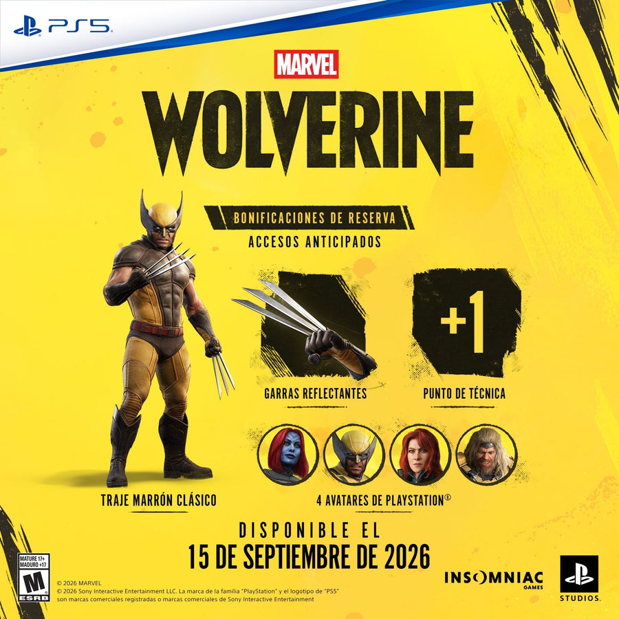 Preventa Juego PS5 Marvel's Wolverine - Bestmart