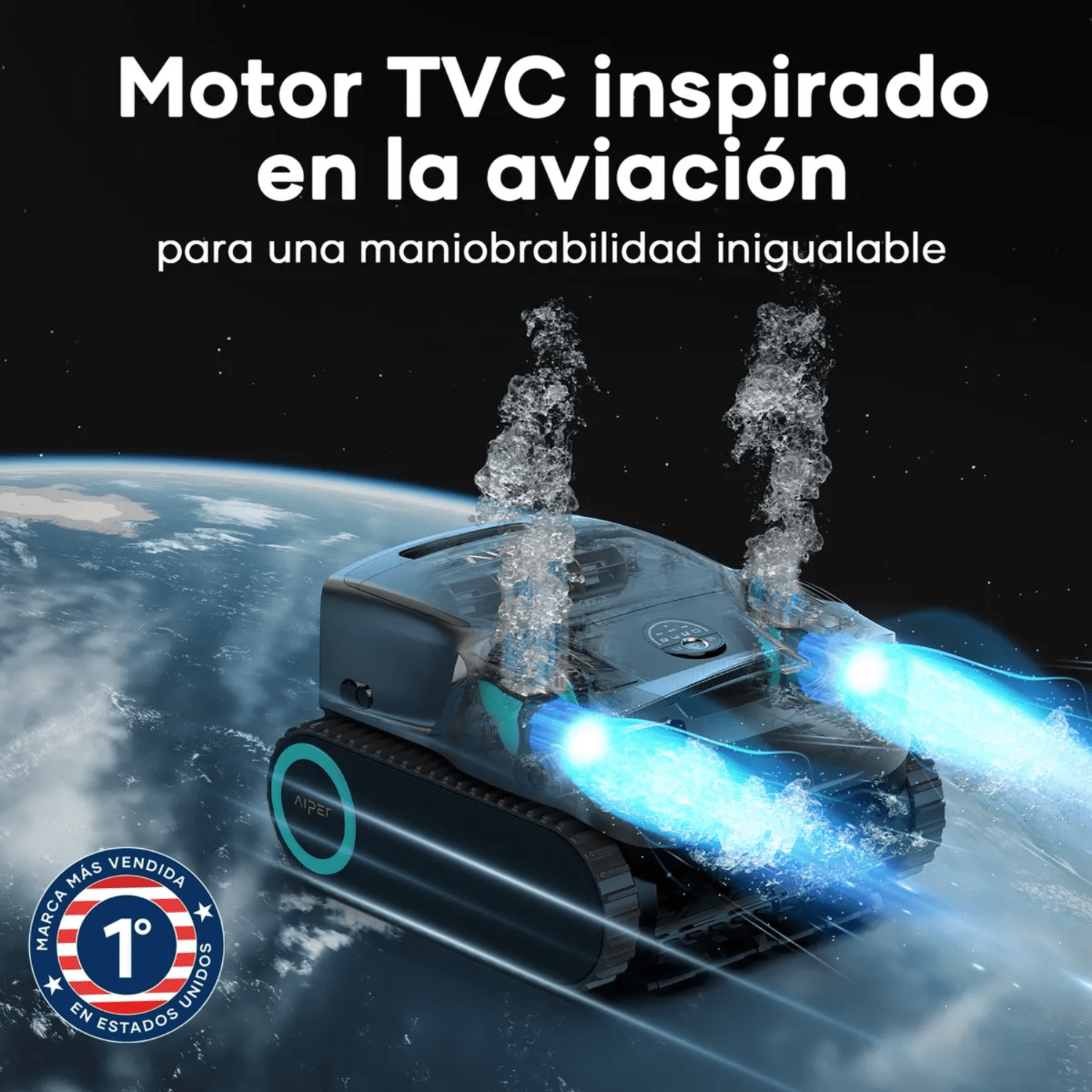 Robot Limpiafondos y Paredes de Piscina Automático - Aiper Scuba X1 Pro Max - Bestmart