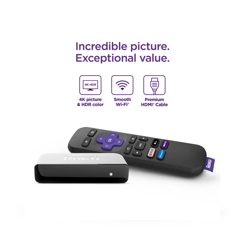 Roku Premiere 4K HDR Streaming - Modelo 3920RW - SW (2023) - Bestmart