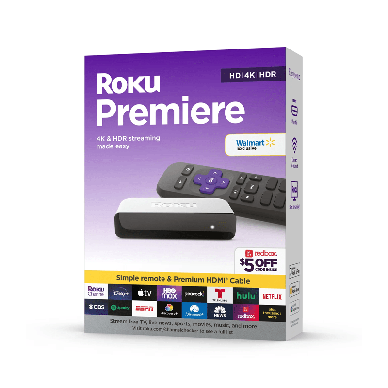 Roku Premiere 4K HDR Streaming - Modelo 3920RW - SW (2023) - Bestmart