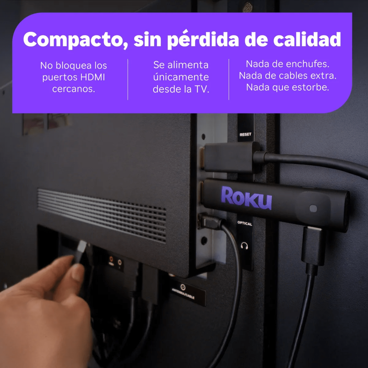 Roku Streaming Stick 2025 - Dispositivo de streaming HD para TV - Bestmart