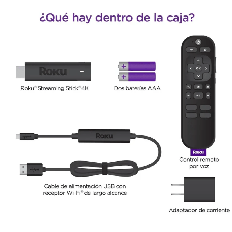 Roku Streaming Stick 4K HDR - Dolby Vision (Reacondicionado) - Bestmart