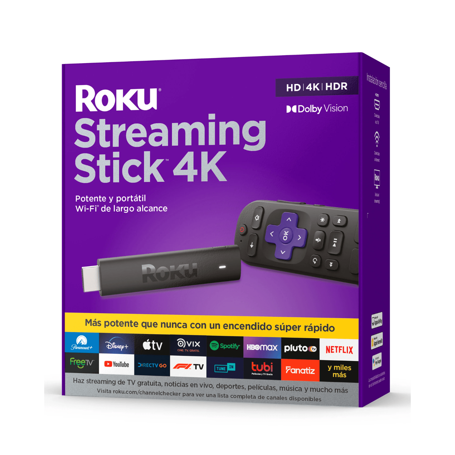 Roku Streaming Stick 4K - modelo 2021 (Reacondicionado) - Bestmart