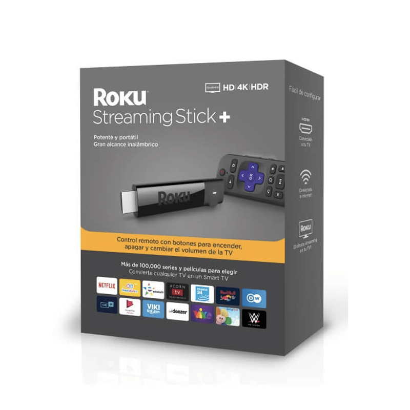 Roku Streaming Stick Plus 4K HDR - Modelo 3810R - Bestmart