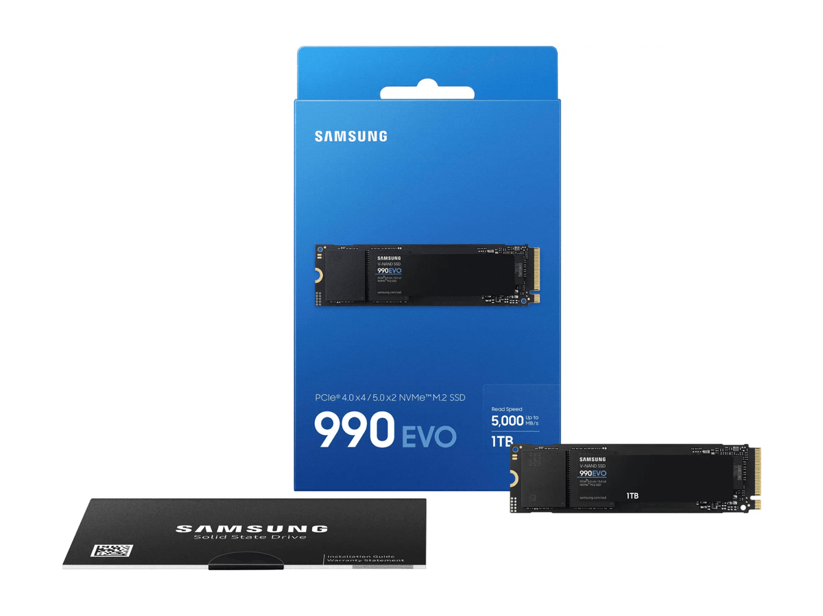 Samsung 990 EVO SSD 1TB SSD PCIe Gen 4x4 Gen y 5x2 M.2 2280 Hasta 5000 MBs - Bestmart