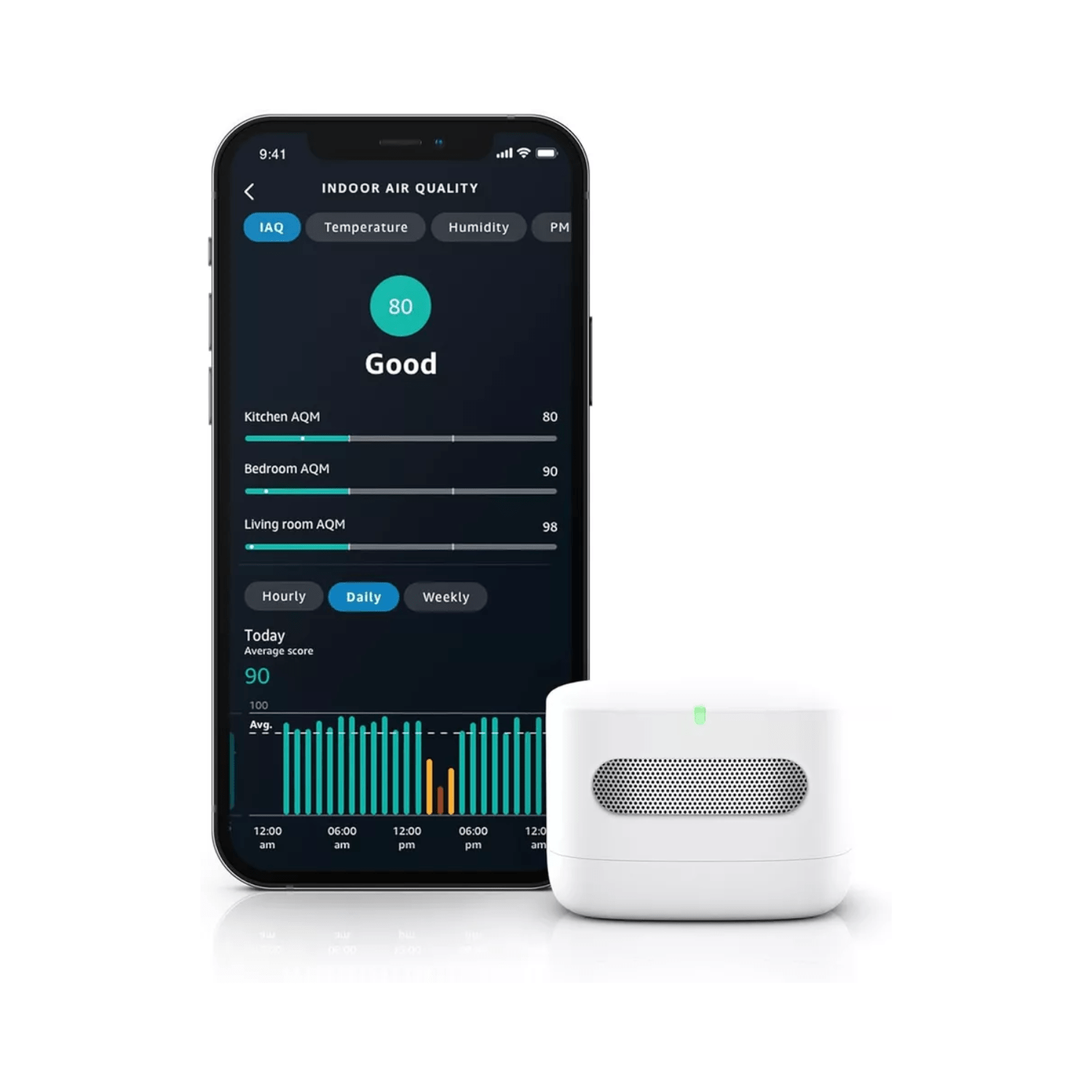 Sensor de calidad de aire Amazon compatible con Alexa - Bestmart