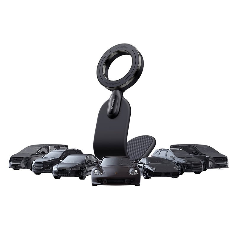 Soporte Baseus Magnético Flexible para Autos Giratorio 360° - Negro - Bestmart