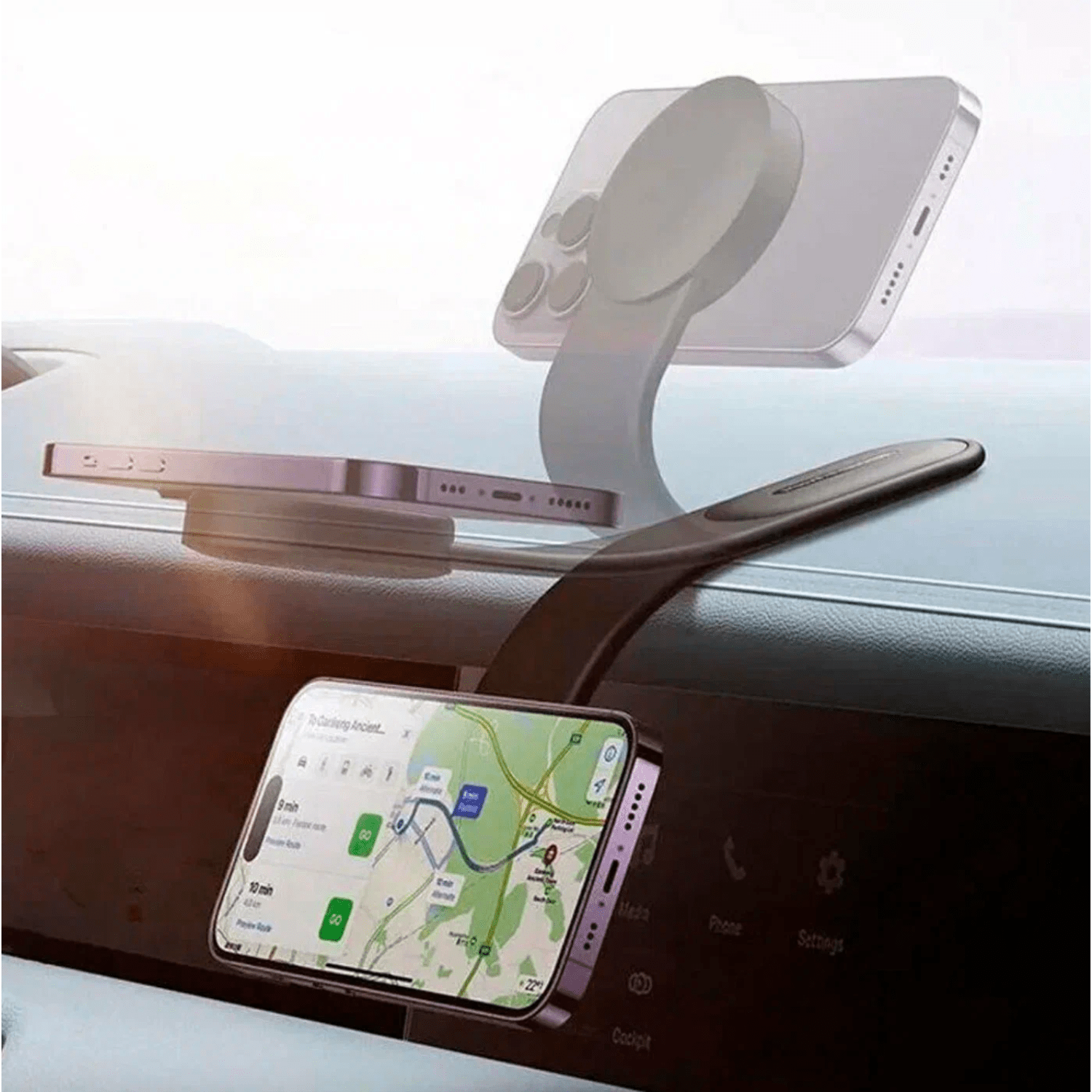 Soporte Baseus Magnético MagSafe para Autos - Negro - Bestmart