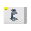 Soporte Baseus Metálico Biaxial Plegable de Escritorio para Tablets iPad - Gris - Bestmart