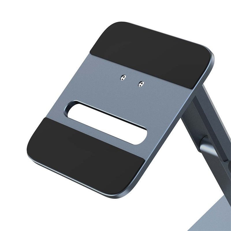 Soporte Baseus Metálico Biaxial Plegable de Escritorio para Tablets iPad - Gris - Bestmart