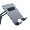 Soporte Baseus Metálico Biaxial Plegable de Escritorio para Tablets iPad - Gris - Bestmart