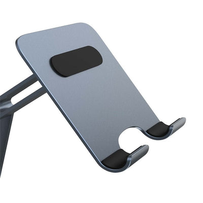 Soporte Baseus Metálico Biaxial Plegable de Escritorio para Tablets iPad - Gris - Bestmart