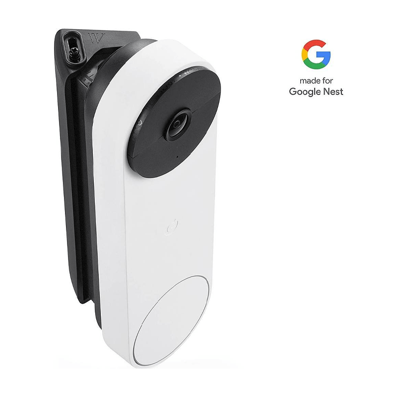 Soporte horizontal ajustable para Google Nest Doorbell (batería) - Negro - Bestmart