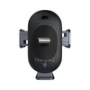 Soporte para auto con cargador inductivo 15W Baseus LightChaser - Negro - Bestmart