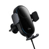 Soporte para auto con cargador inductivo 15W Baseus LightChaser - Negro - Bestmart