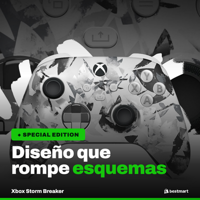 Control Inalámbrico Xbox Storm Breaker Edición Especial para Xbox Series X|S, Xbox One y PC