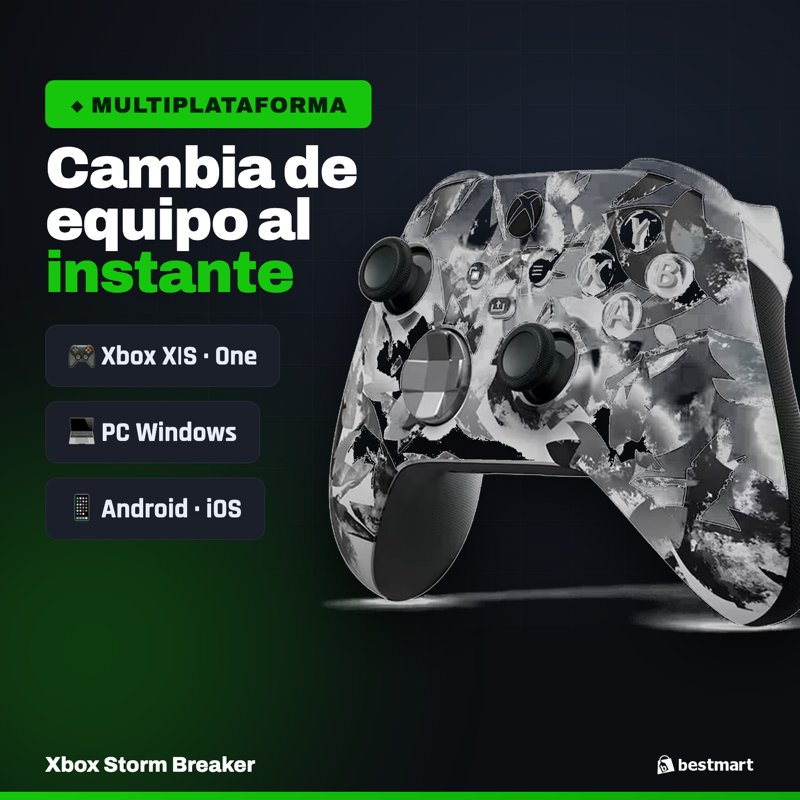 Control Inalámbrico Xbox Storm Breaker Edición Especial para Xbox Series X|S, Xbox One y PC