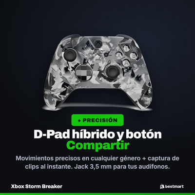 Control Inalámbrico Xbox Storm Breaker Edición Especial para Xbox Series X|S, Xbox One y PC