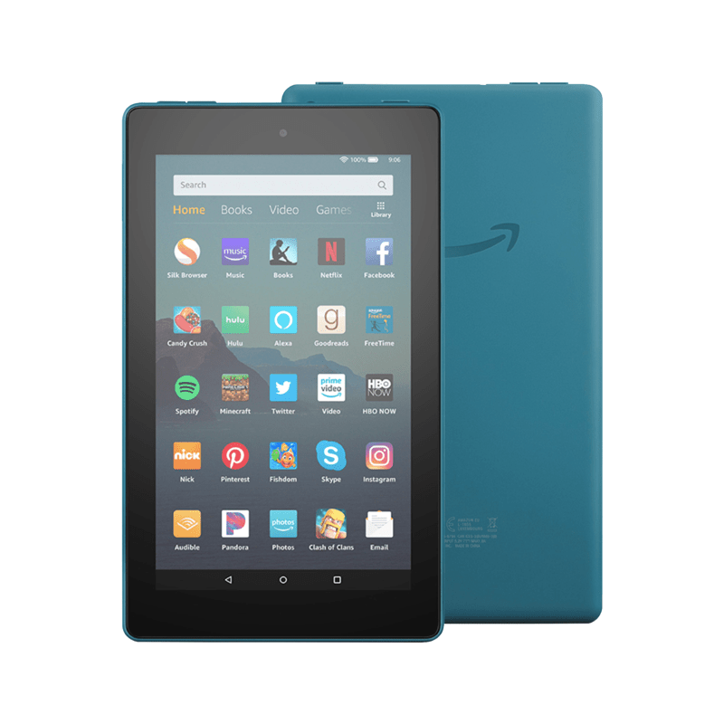 Tablet Amazon Fire HD 7" 16GB Doble Cámara Azul Reacondicionada por Amazon - Azul - Bestmart
