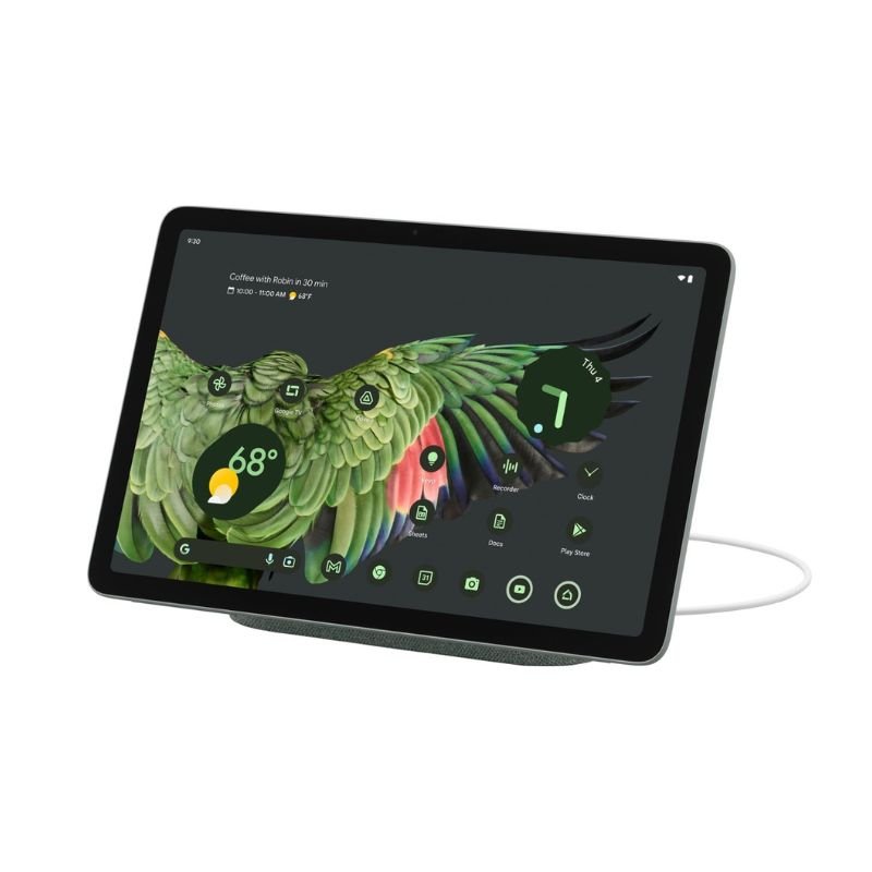 Tablet Google Pixel con Dock Cargador con parlante - 11" - Wi - Fi - 128GB - Hazel - Bestmart