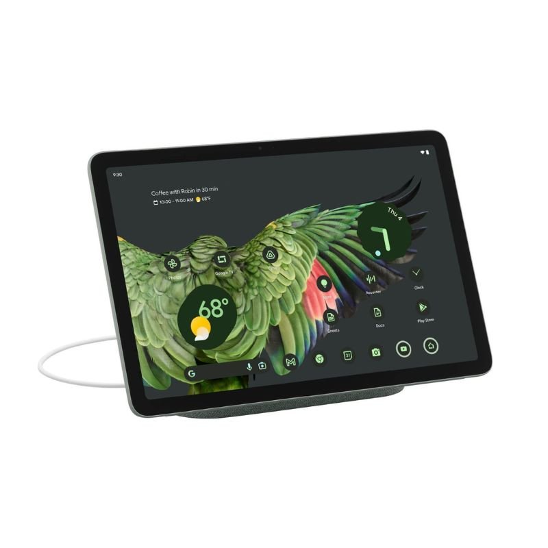 Tablet Google Pixel con Dock Cargador con parlante - 11" - Wi - Fi - 128GB - Hazel - Bestmart