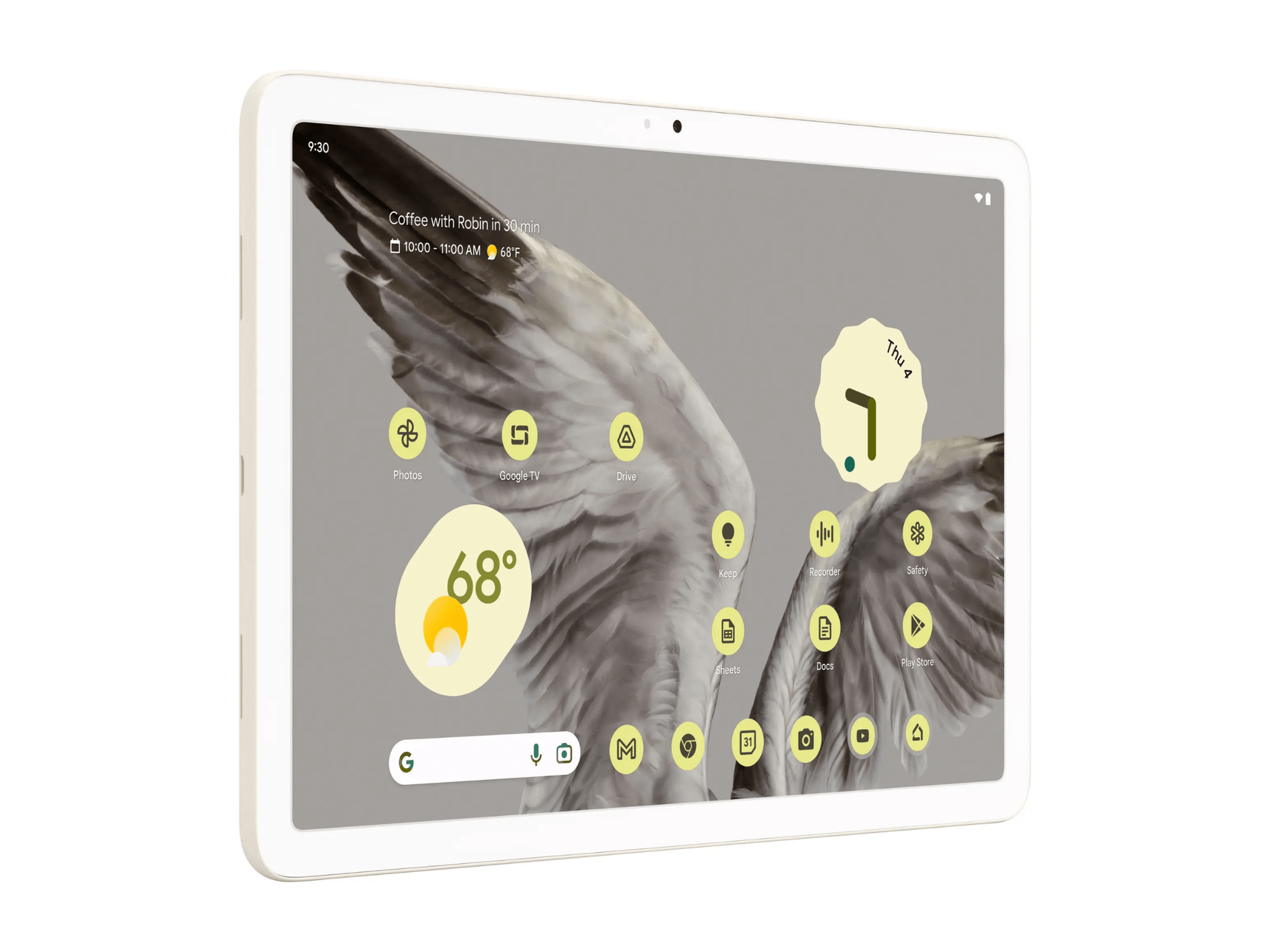 Tablet Google Pixel de 11 pulgadas - Android Tablet - 128GB - WiFi - Hazel - Blanco - Bestmart