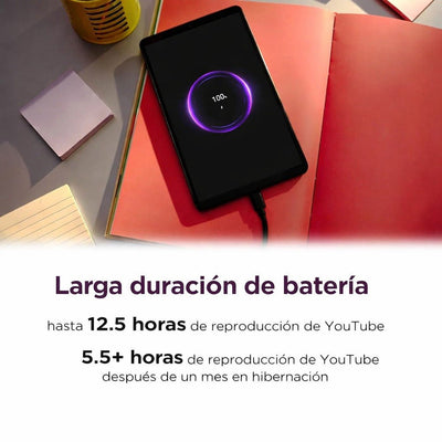 Tablet Lenovo Tab One 8.7″ – 4GB RAM, 64GB, Android 14 + Funda Protectora Incluida - Negro - Bestmart