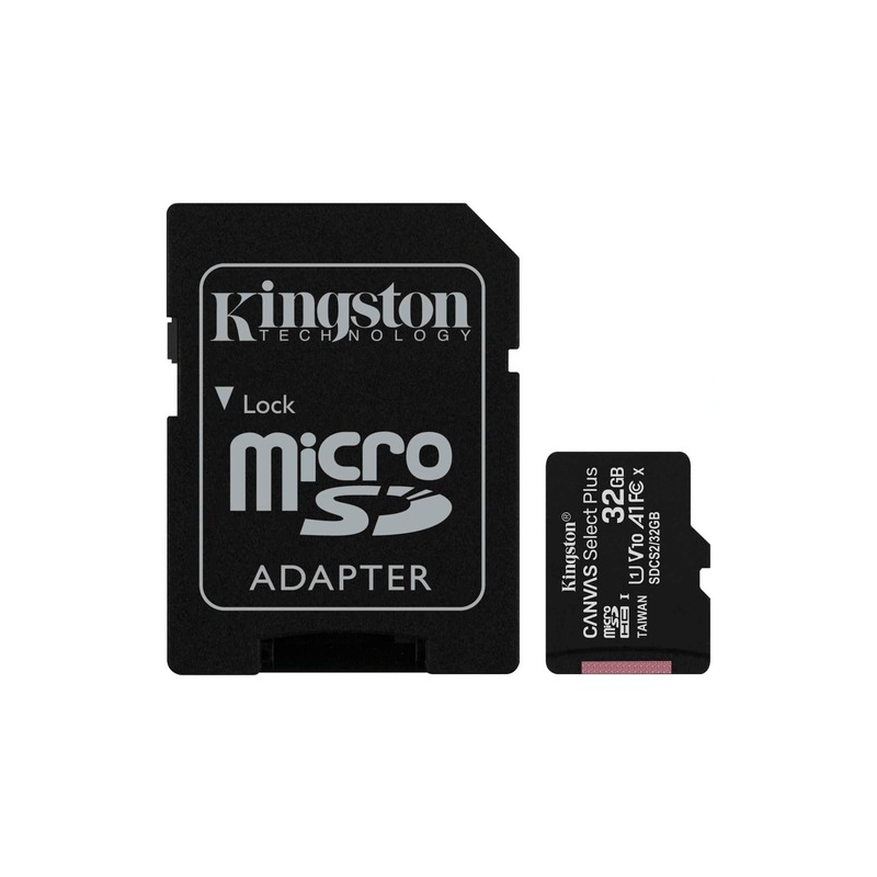 Tarjeta de Memoria Kingston microSDHC Canvas Select Plus SDCS2 - 32GB - Clase 10/UHS - I (U1) - 100MB/s - Bestmart