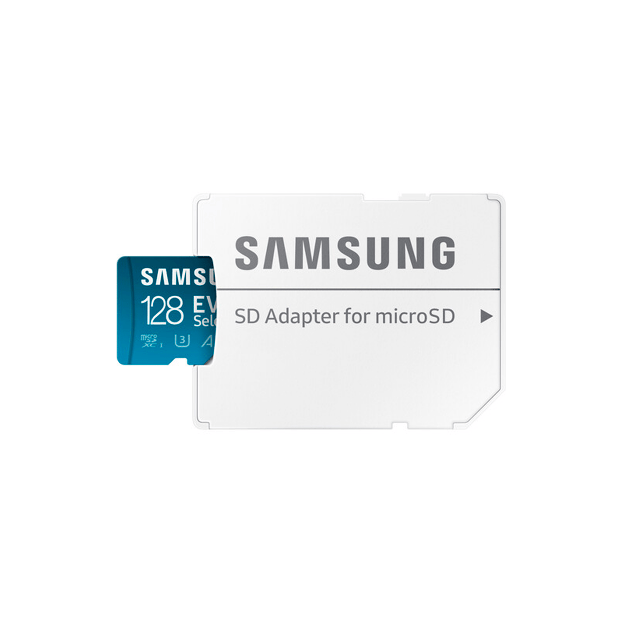 Tarjeta de Memoria Samsung 128GB EVO Select UHS - I microSDXC con adaptador SD - Bestmart