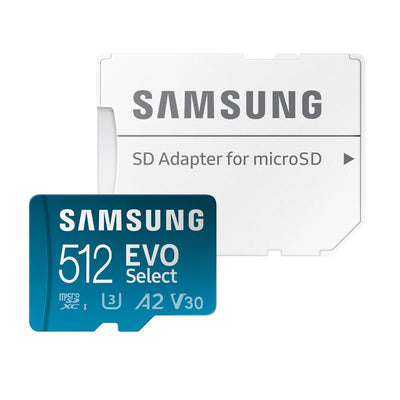Tarjeta de Memoria Samsung microSDXC EVO Select de 512GB - Bestmart