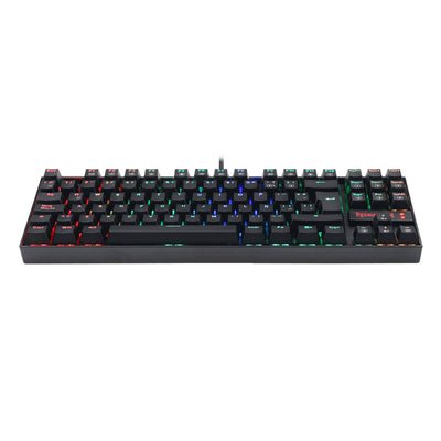 Teclado Gamer Redragon Kumara K552 RGB Switch Blue - Negro