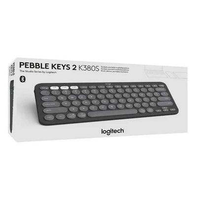 Teclado Bluetooth Logitech Pebble Keys 2 K380s Español Grafito - Bestmart