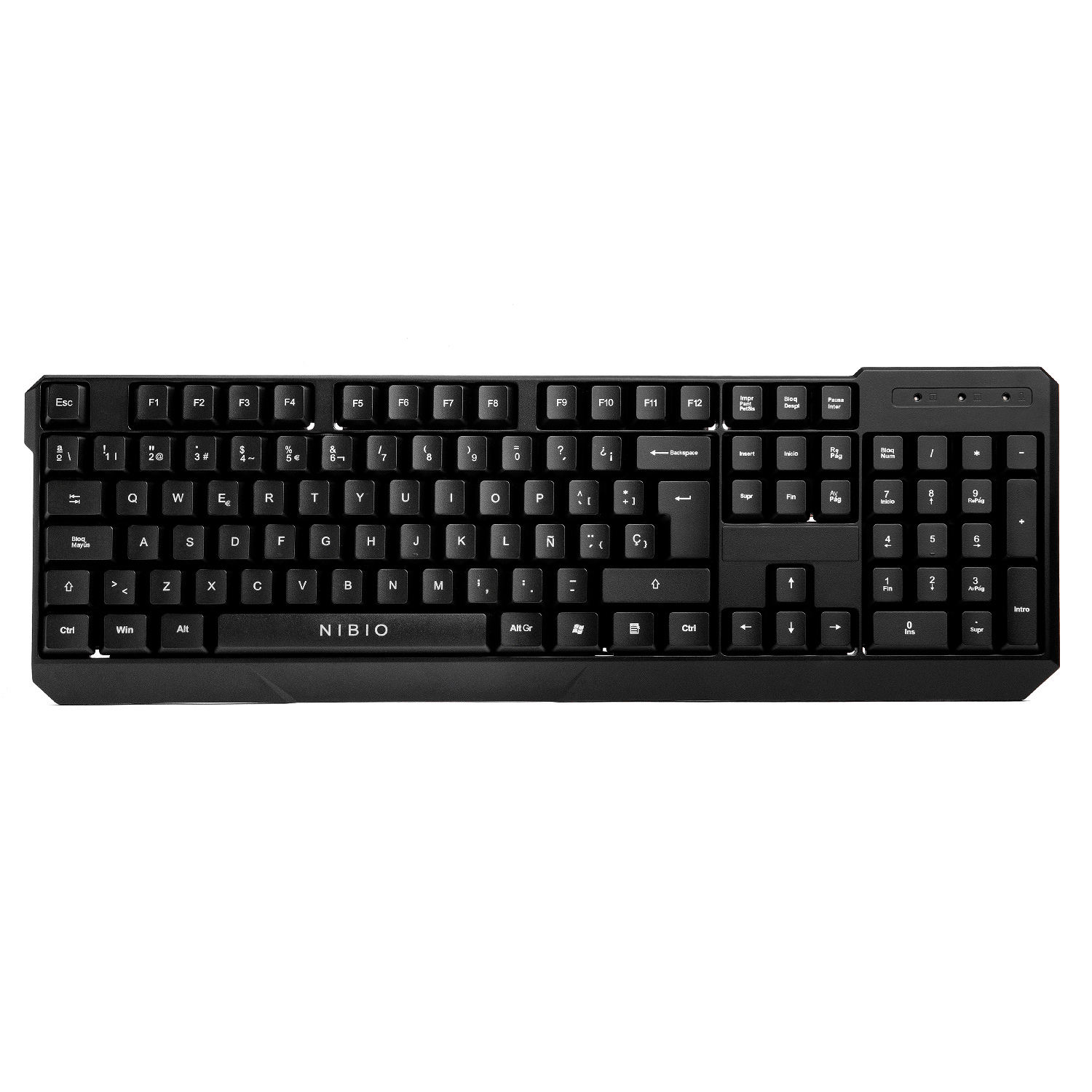 Teclado Gamer K200 Strike Nibio con cable - Negro - Bestmart