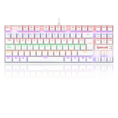 Teclado Gamer KUMARA 2 K552R - SP Rainbow Switch Red Blanco - Bestmart