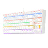 Teclado Gamer KUMARA 2 K552R - SP Rainbow Switch Red Blanco - Bestmart
