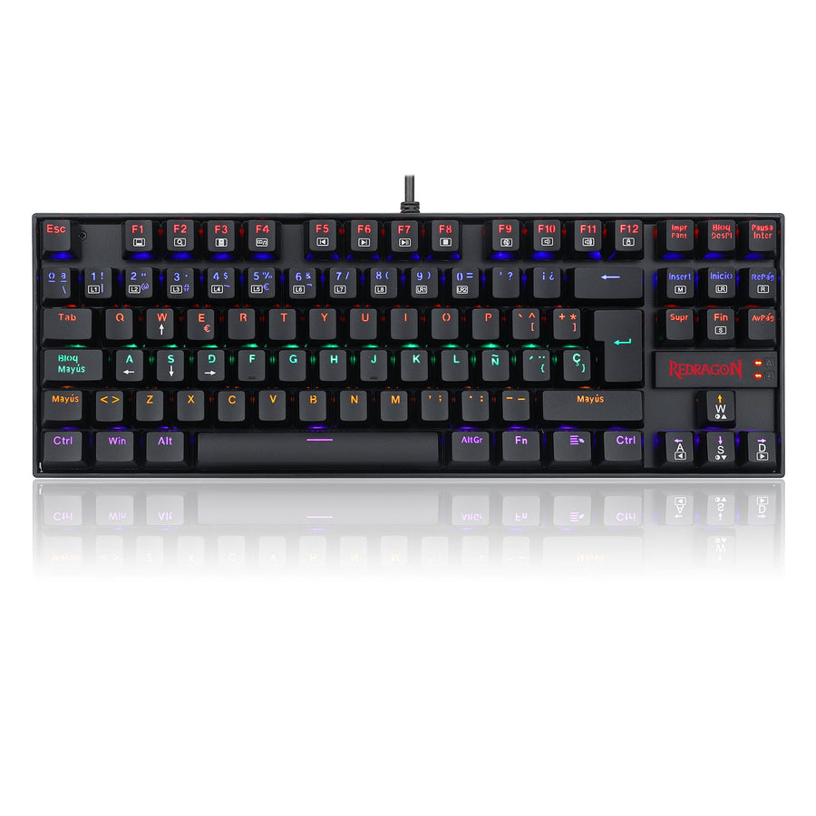 Teclado Gamer KUMARA 2 K552R - SP Rainbow Switch Red Negro - Bestmart