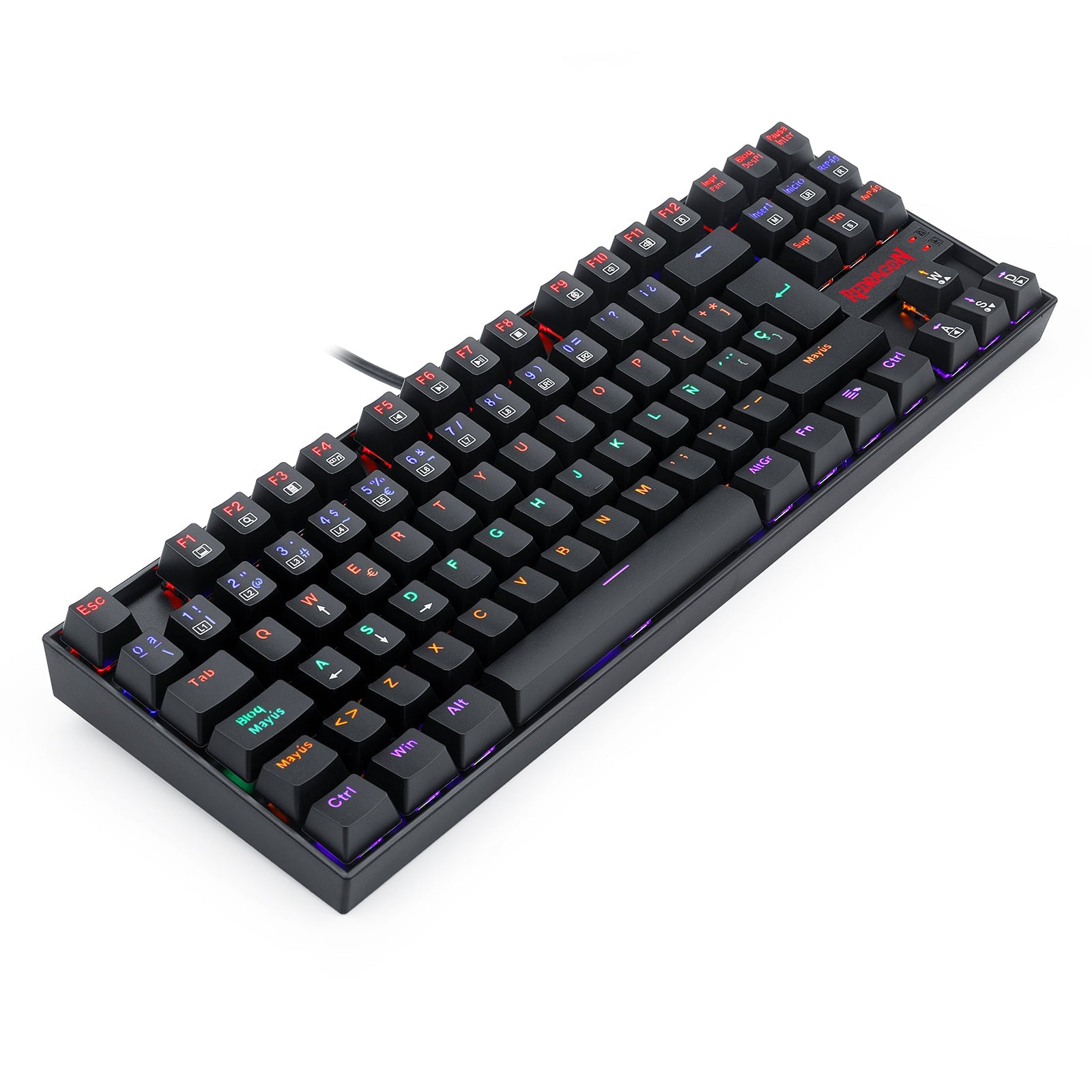 Teclado Gamer KUMARA 2 K552R - SP Rainbow Switch Red Negro - Bestmart