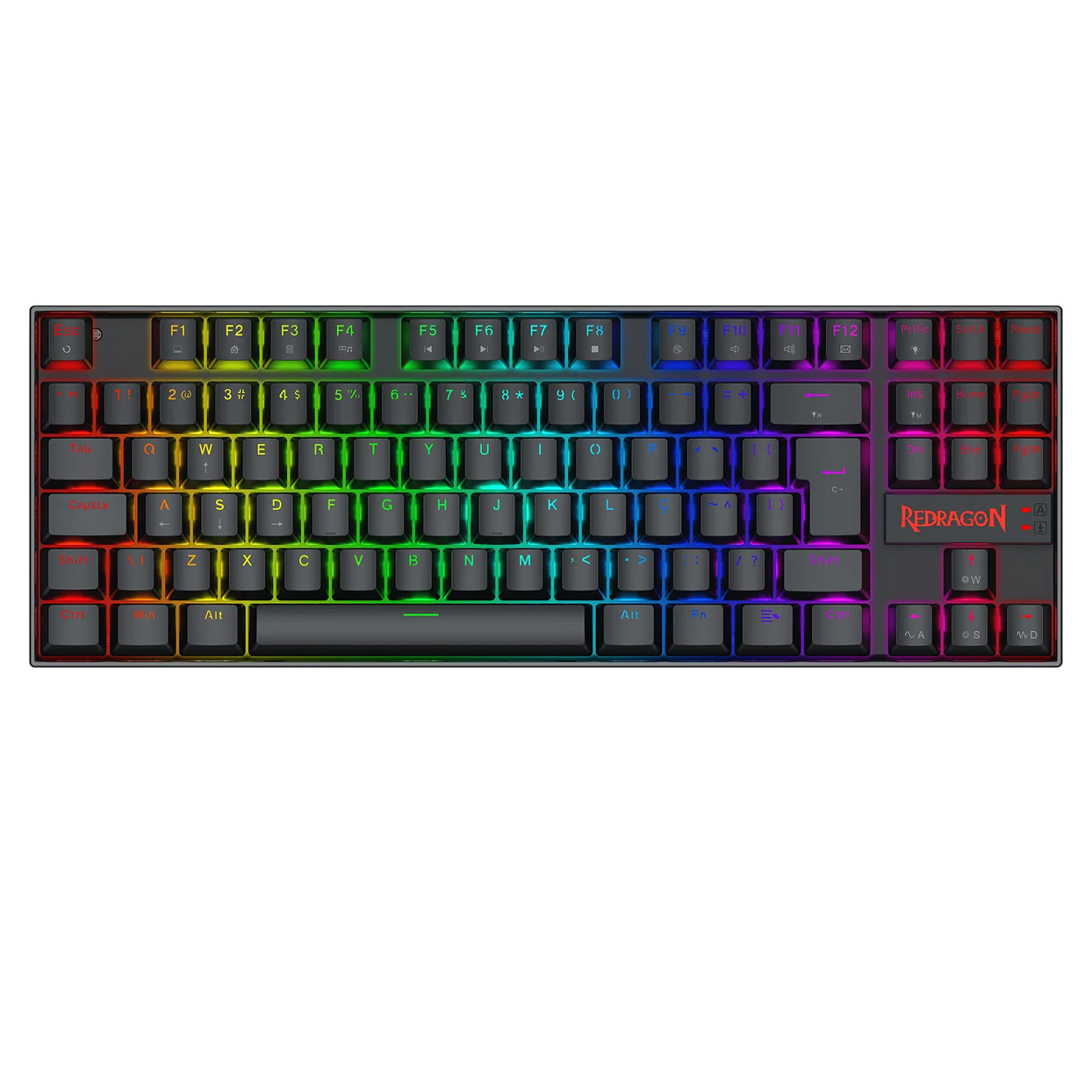 Teclado Gamer Mecánico con Switch Magnético Redragon Kumara K552RGB-M SP RGB