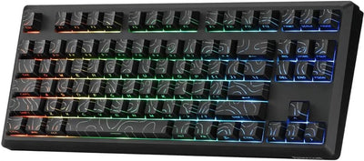 Teclado Gamer Mecánico Redragon Uranus 87 Pro K737B TKL Hot-Swap RGB Inalámbrico Negro - Bestmart