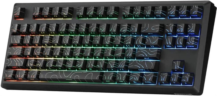 Teclado Gamer Mecánico Redragon Uranus 87 Pro K737B TKL Hot-Swap RGB Inalámbrico Negro - Bestmart